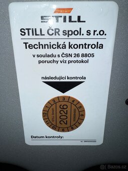 El. vysokozdvižný vozík Still RX 60-60 TOP STAV jen 2120 mth - 5