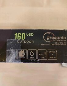 Venkovní LED světelná síť 200×100 cm, 160 LED s D.O. - 5