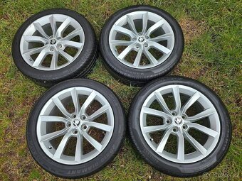 Kompletní letní Alu kola Škoda MODUS - 235/45 R18 - 5x112 - 5