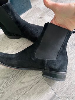 Pánské kožené boty Tommy Hilfiger - 5