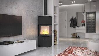 Krbová kamna DEFRO HOME Quadroom rohové - 5