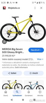 Merida Big Nine 500 MTB horské kolo vel. 29.5 - 5