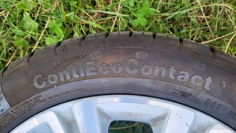 Sada originál VW 16" kola, letní pneu Continental 185/50 R1 - 5