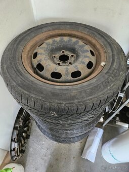 Zimní pneu 195/65  R15, 91T, 4 KUSY na discích -BRIDGESTONE - 5