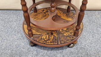 RETRO POJÍZDNÝ STOLEK - GLOBUS - 5