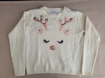 Trička, mikina, šaty a legíny pro holku, v.122 až 140 - 5