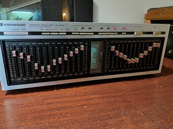 Equalizer Kenwood GE-1000 s analyzérem, plně funkční - 5