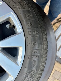 Originál Zimní Renault disky s pneu 4ks - R16 - 5