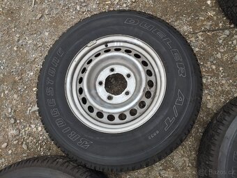 Ocel sada Toyota 7x17 6x139,7 + letní pneu 245/75/17 - 5