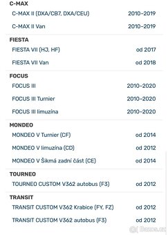 Pravé přední mlhové světlo Ford - 5