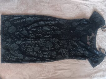 Calvin Klein luxusní černé šaty,vel.36/38 - 5