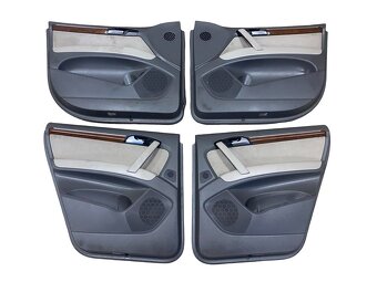 Sedačky šedá kůže alcantara Audi Q7 4L r.v. 2007 - 5