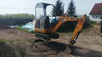 Minibagr JCB 8014 r.v.2016 3x lžíce celk. hmotnost 1481kg - 5