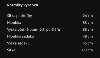 Prodám dvoumístný gauč IKEA EKTORP - 5