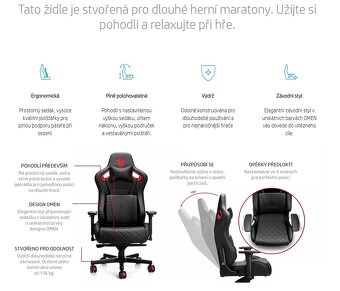 HERNÍ KŘESLO OMEN by HP Citadel Gaming Chair - 5