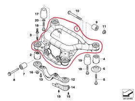 ‼️Klec na diferenciál - BMW e46 - 5