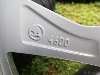 alu Škoda Fabia 4 letní 185/65/15 ,alu Škoda Rotare 15" - 5