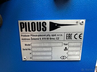 Pásová pila na kov Pilous ARG 130 super TK, 400V - 5
