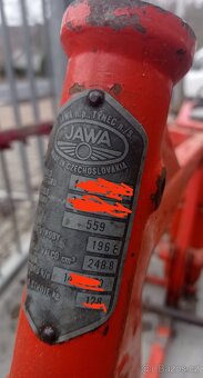 Jawa 250 /559 350 panelka kyvacka rám díly - 5