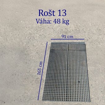 VÝPRODEJ pozinkované  rošty a schodnice - 5