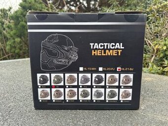 Taktická airsoftová helma OD Green s odnímatelnou síťkou - 5