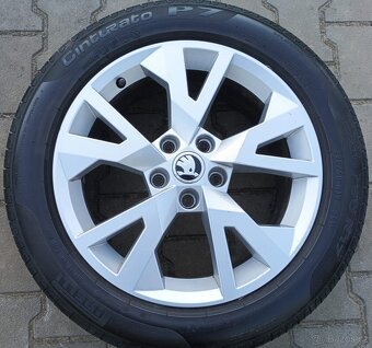 Disky originální Škoda Yeti, Octavia Scout 5x112 R17 Polar - 5