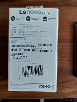 Mobilní telefon Lenovo A1010a20 black DUAL SIM Android - 5
