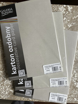 Ozdobný 3D papír A4, více druhů, 230-350g/m2, 20ks balení - 5