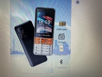 Mobilní telefon S...MOBILE na 4 sim karty - 5