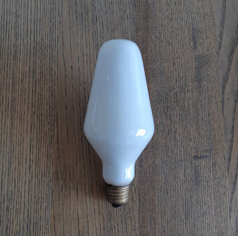 2 velké vintage žárovky Polam 60W a 100W, závit E27 - 5