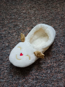 Vánoce - retro stojánek, sobí bačkory, vánoční dekorace - 5