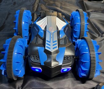 RC auto obojživelné PIONEER 1:18 15km/h 4x4 2xbaterie - 5