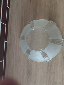 Retro mísa  z čirého skla ART DECO - 5