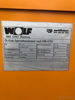 Prodám litinový kotel na olej  15-22 Kw - 5