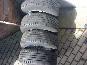 Prodám  kola 5×120 + Letní pneu 205/60 R16 - 5