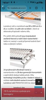 Extrémně stabilní, lamelové rošty Primatex 600 - 5