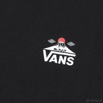 Vans tričko japan exclusive vel. M černá/bílá - 5