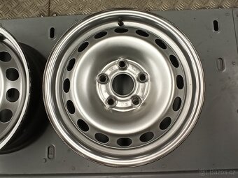 VW CADDY - 4x OCELOVÝ DISK 15“ - rozteč 5x112 - 5