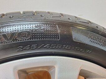 Alu kola R18 5x120 Opel + letní pneu 245/45/18 - 5