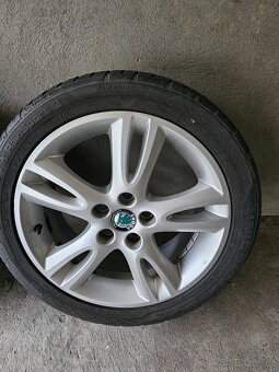 Original alu kola Skoda Fabia 2 5x100 r16 - 5