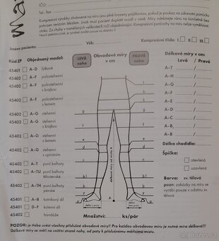 Nové stehenní kompresní punčochy - 5