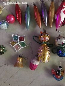 mix starých vánočních ozdob 70-80.léta i starší - 5