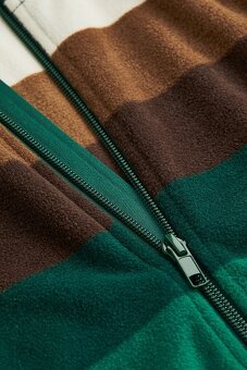 ☘️ PRUHOVANÁ MIKINA H&M flíska vel. 122/128 ☘️ - 5