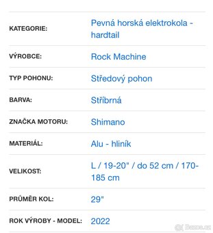 Elektrokolo Rock Machine E-Torrent e50-29 - 5
