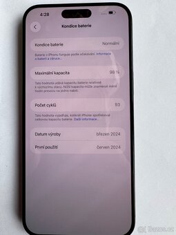 Apple iPhone 15 pro max 256GB - 5