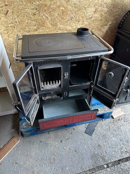 Krbová kamna - sporák a trouba La nordica Rosetta - 5