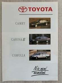 Toyota Avensis, Camry, Carina E, Hiace, Previa prospekty - 5