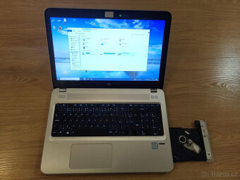 Notebook HP 15.6, intel i7-7500, podsvícená, num. klávesnice - 5