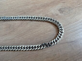 NOVÝ pánský řetízek CUBAN Silver steel š. 8 mm - 5