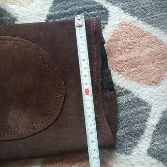 Hnědé kožené Chapsy XL- Kentaur - 5